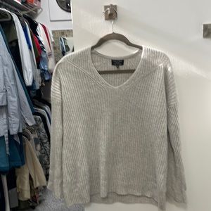 rag & bone gray cashmere sweater
